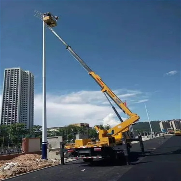 固镇县维修路灯的曲臂升降车出租